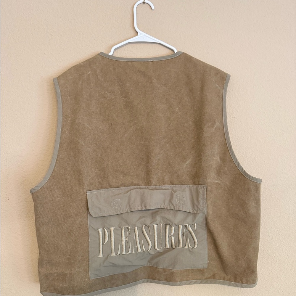 Pleasures Tan Vest for Men